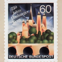 Raphael Hau: Briefmarke „Limburger Dom“ Raphael Hau: Briefmarke „Limburger Dom“